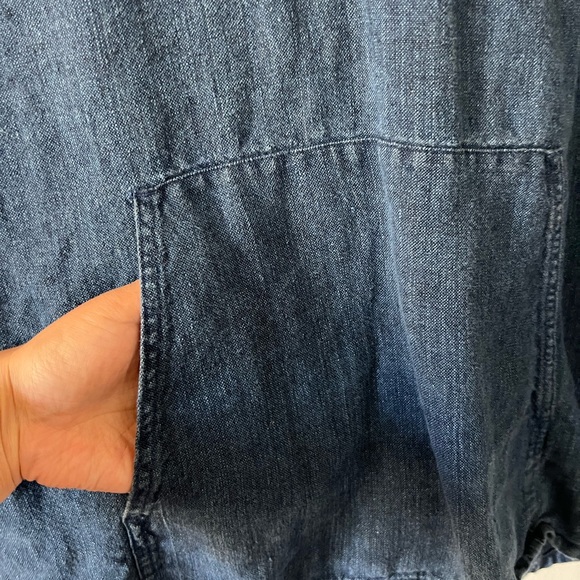 Eddie Bauer 100% Linen Top - Picture 6 of 9